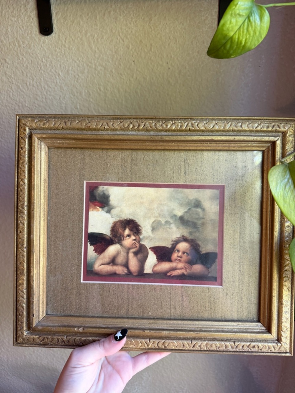 Raphael's Cherubs Framed Art Print in Gold Frame